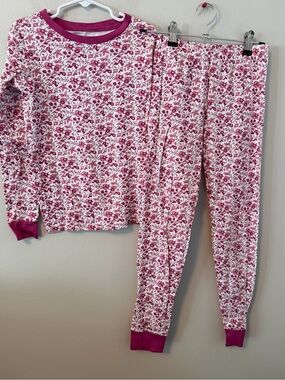 Lake Floral Pink Two-Piece Pajama Set